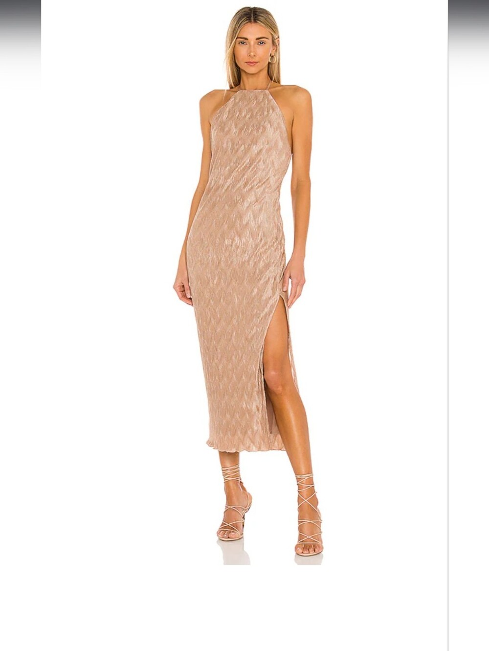 Frederick Dress in Champagne